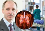 Profesorius įspėjo dėl klastingos plaučių ligos: įvardijo, kam didžiausia rizika susirgti