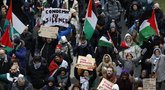 Policija: į palestiniečius palaikančias eitynes Briuselyje susirinko 9 000 žmonių (nuotr. SCANPIX)
