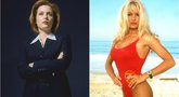 Gillian Anderson ir Pamela Anderson (nuotr. Vida Press)