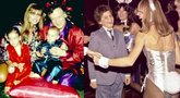 Hugh Hefneris su žmona Kimberly ir vaikais (nuotr. Vida Press)