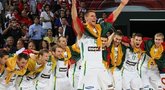Lietuvos rinktinė džiaugėsi bronzos medaliais. (nuotr. FIBA)