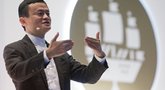  Jackas Ma, Alibaba grupės direktorių tarybos direktorius, pristato naują projektą (nuotr. SCANPIX)