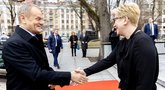 Ingridos Šimonytės ir Donaldo Tusko susitikimas (nuotr. Laima Penek | LRV)  