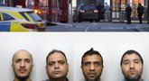 West Yorkšire Police nuotr. Iš kairės: Usmanas Ali, Gulas Riazas, Banaras Hussainas ir Abdulas Majidas.  