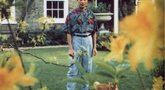 Freddie Mercury. Nuotrauka daryta 1991-aisiais. Tų pačių metų lapkritį legendinis atlikėjas mirė dėl ŽIV sukeltų plaučių uždegimo komplikacijų. (nuotr. mixstuff.ru)