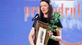Laura Blaževičiūtė. Konkurso „Pragiedruliai“ nugalėtojų apdovanojimas (nuotr. Tv3.lt/Ruslano Kondratjevo)