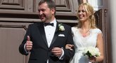 Antanas Guoga ir Aistė Guogienė per vestuves (Fotobankas)