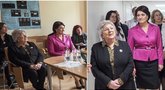 Lietuvos ir Maltos pirmosios ponios lankėsi Nacionaliniame vėžio institute (nuotr. NVI)  