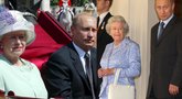 Karalienė Elžbieta ir Vladimiras Putinas (tv3.lt koliažas)