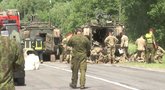 Prienų rajone amerikiečių kariai patyrė didelę avariją (nuotr. TV3)