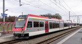 Traukinys Šveicarijoje (nuotr. SCANPIX)