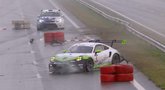 „LGOLED LKU by Porsche Club“ incidentas (nuotr. stop kadras)