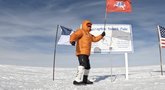 Į Antarktidą leidosi ekstremalaus sporto entuziastas Darius Vaičiulis: ne tik savęs išbandyti, bet ir turėdamas kilnią misiją (nuotr. stop kadras)