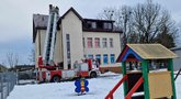 Kaišiadorių rajone degė vaikų darželis (nuotr. Vaidos Girčės)