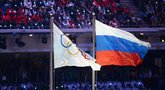 Olimpinė ir Rusijos vėliavos (nuotr. SCANPIX)