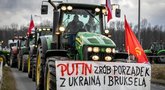 Vilniuje surengtas protestas dėl ūkininkų blokados Lenkijos–Ukrainos pasienyje: raginta ieškoti kitų būdų spręsti problemas  (nuotr. SCANPIX)