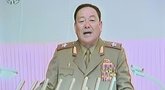 „Priešlėktuviniu kulkosvaidžiu sušaudytas“ Šiaurės Korėjos gynybos vadas rodomas per televiziją (nuotr. SCANPIX)
