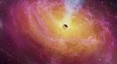 JAV mokslininkams pavyko nuotraukoje užfiksuoti pirmąją mūsų galaktikoje esančią juodąją skylę: pamatykite (nuotr. stop kadras)