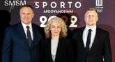 Virgilijaus Aleknos šeima Lietuvos sporto apdovanojimuose BNS Foto