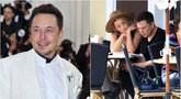 Elonas Muskas ir Amber Heard (nuotr. SCANPIX)