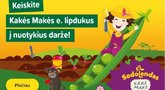 Vaikų numylėta Kakė Makė imasi sodininkystės – naujas žaidimas ir išskirtinė kolekcija „Iki“ parduotuvėse  