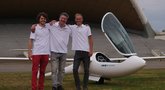 Trys Lietuvos pilotai pradeda skrydį sklandytuvais per Europą (nuotr. Organizatorių)