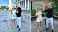 Oficialiai susituokė Dovilė Urbanaitė ir Kai Schukowski   (nuotr. Instagram)