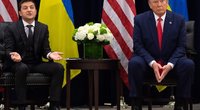 Volodymyras Zelenskis ir Donaldas Trumpas (nuotr. SCANPIX)