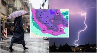 Įspėja apie galingą cikloną: Lietuvoje siautės tikras orų chaosas (tv3.lt fotomontažas)
