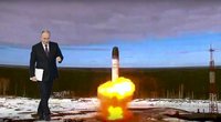 Putinas gąsdino savo branduoline galia: žada parodyti savo „Sarmat“ (nuotr. SCANPIX)