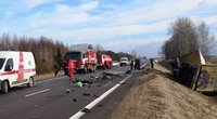 Tragiška avarija prie Kauno (nuotr. Policijos)