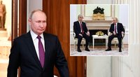 Vladimiras Putinas susitikimo metu sprogo iš pokyčio: jį aiškiai pažemino (nuotr. tv3.lt fotomontažas)  