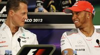 Michaelis Schumacheris ir Lewisas Hamiltonas (nuotr. SCANPIX)