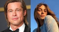 Bradas Pittas ir Nicole Poturalski (nuotr. SCANPIX) tv3.lt fotomontažas