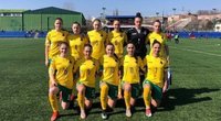 Lietuvos moterų futbolo rinktinė (nuotr. LFF.lt)