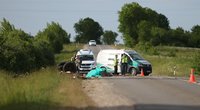 Tragiška nelaimė: Molėtų rajone automobiliui susidūrus su vežimu, žuvo važnyčiotojas (nuotr. Broniaus Jablonsko)