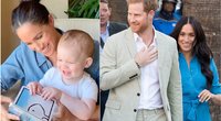 Meghan Markle ir princas Harry su sūnumi Archie (tv3.lt fotomontažas)
