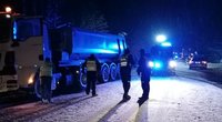 Tragiškos avarijos Trakų rajone metu žuvo 5 asmenys (nuotr. TV3)  
