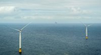 Plūduriuojantis vėjo jėgainių parkas Norvegijoje (nuotr. SCANPIX)