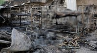 Ekspertai apie belaisvių žudynės Olenivkoje: gaisro pasekmės nebūdingos HIMARS raketos pataikymui (nuotr. SCANPIX) tv3.lt fotomontažas