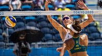 Stebėkite Australijos ir JAV kovą dėl aukso olimpiniame moterų paplūdimio tinklinio turnyre (nuotr. SCANPIX)