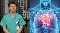 Kardiologas siūlo pasitikrinti, kiek sveika jūsų širdis: išbandykite ketvirto aukšto testą (tv3.lt fotomontažas)