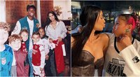 Kim Kardashian su vaikais  (nuotr. Instagram)