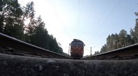 Traukinys. Asociatyvi nuotrauka (nuotr. stop kadras)