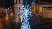 Vilniaus Kalėdų eglė (nuotr. Sauliaus Žiūros)