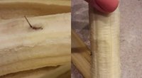 Šiaulietės bananuose - adata (nuotr. skaitytojo)