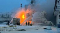 „Novatek“: gaisras Rusijos gamtinių dujų terminale kilo dėl išorės veiksnio (nuotr. SCANPIX)