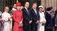 Kate Middleton, princas Williamas, princas Harry, Meghan Markle (nuotr. SCANPIX)