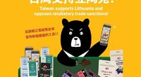 Taivaniečiai raginami pirkti lietuvišką produkciją ir kompensuoti netektis dėl Kinijos spaudimo (nuotr. Gamintojo)