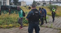 Nelegalūs migrantai Varėnos rajone (nuotr. TV3)